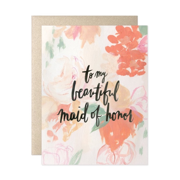 OUR HEIDAY MAID OF HONOR + MOTHER OF THE BRIDE THANK YOU CARDS - Picture 1 of 6